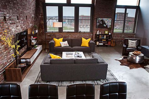 Dashing Urban Loft Uses Contrasting Textures To Create Coherent Style