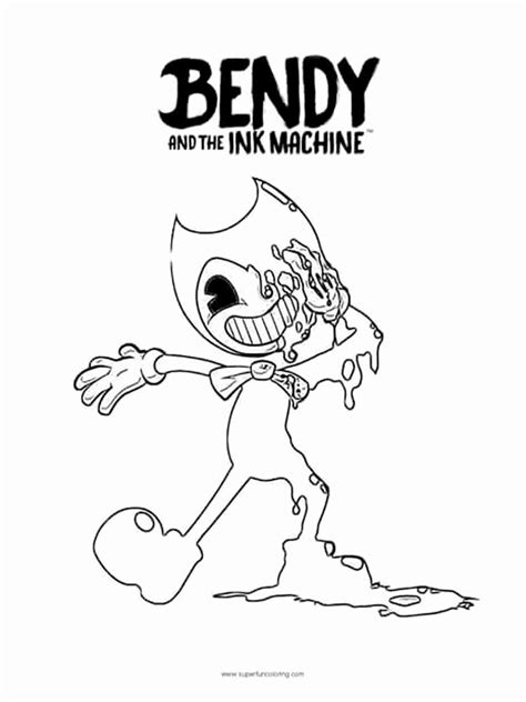 Bendy Coloring Pages Idea Whitesbelfast