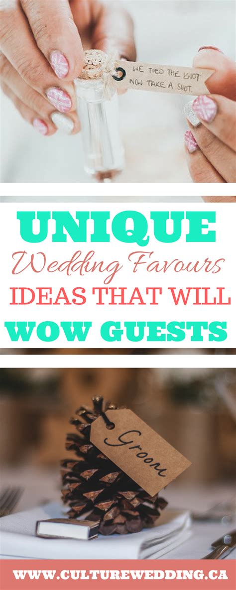 Unique Wedding Favours Ideas That Will Wow Your Guests