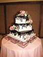 Offset Square Chocolate Wedding Cake By Curtis-C-Cakes | Square wedding ...