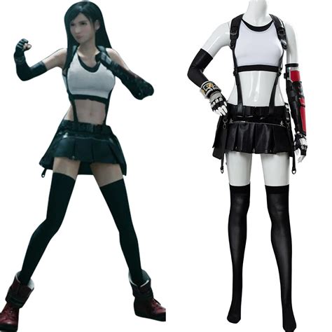 Adult Final Fantasy Vii Remake Tifa Lockhart Cosplay Costume Women Top