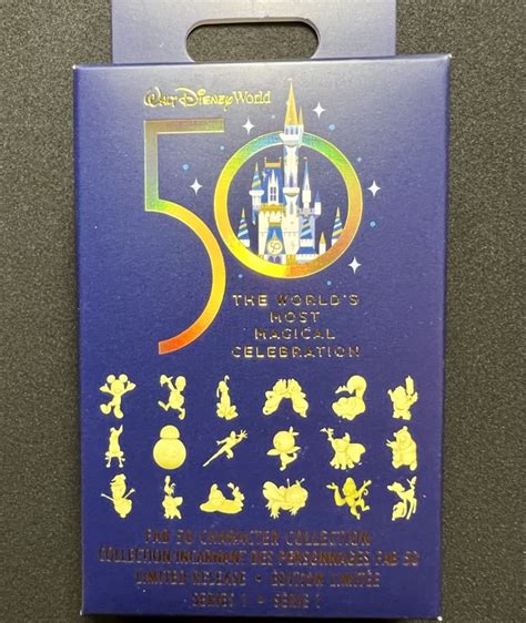 Walt Disney World 2022 50th Anniversary Mystery Pin Lagoagriogobec