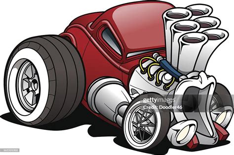 Cartoon Hot Rod High Res Vector Graphic Getty Images
