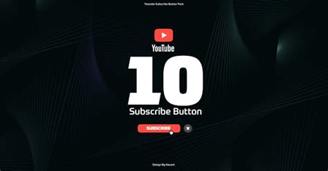 Youtube Subscribe Buttons Pack Video Templates Envato Elements