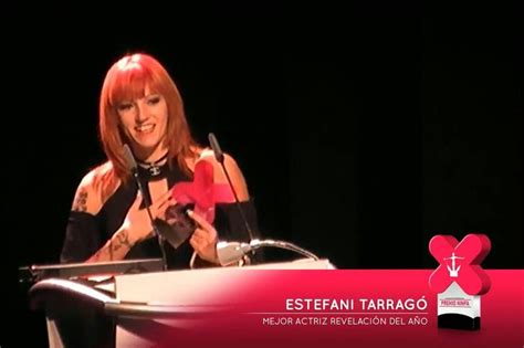 Estefani Tarrago Premio Ninfa Mejor Actriz Revelación 2017