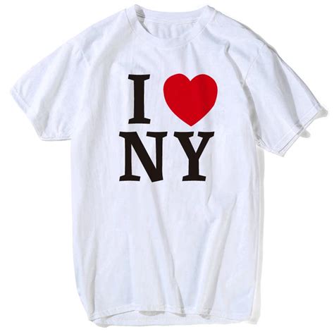 T Shirts For Men Women I Love Ny New York Printed Heart New High