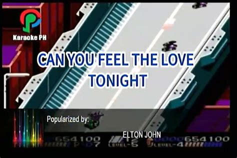 Elton John Can You Feel The Love Tonight Karaoke Video Dailymotion
