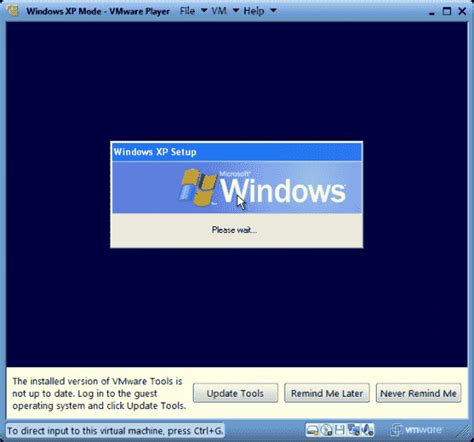 VMWare Player XP Modus Ohne Virtual PC WindowsPro