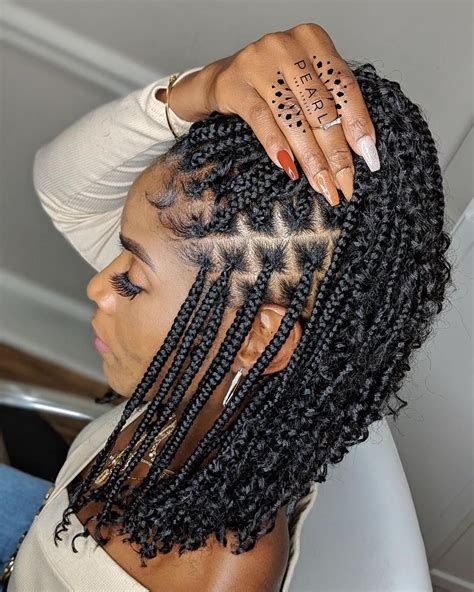 The Complete Guide To Box Braid Sizes Box Braids Hairstyles For Black
