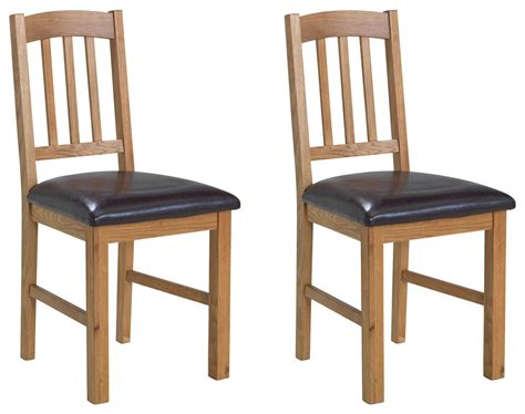 Argos Home Pair Of Solid Oak Slatted Chairs Reviews