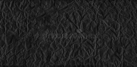 Crumpled Black Paper Of Texture Background Stock Image Image Of Aged