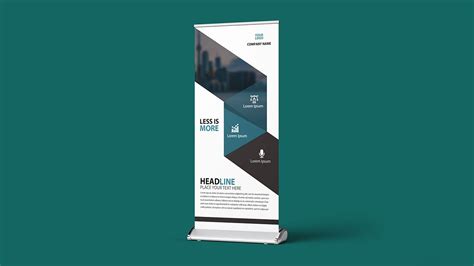 How To Design Standee Banner In Photoshop Rollup Banner Design