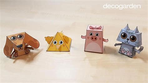 Cómo Hacer Animales De Papel En 3d ¡muy FÁcil Decogarden