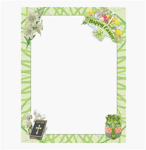 Transparent Easter Border Png Religious Easter Border Clipart Png