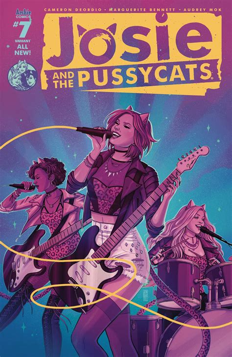 Josie And The Pussycats 7 Cvr B Jen Bartel Comic Book Covers Comic Books Archie Comics