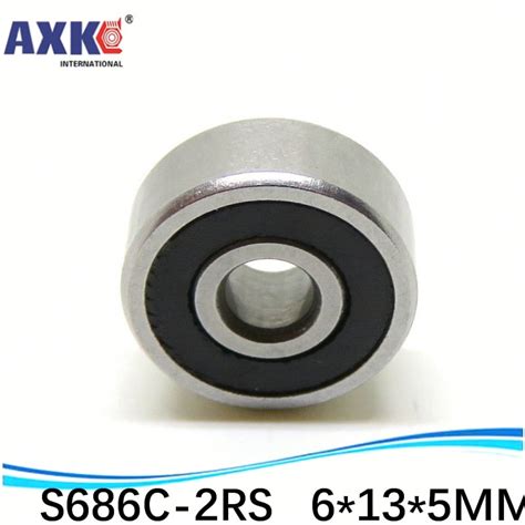stainless steel hybrid ceramic ball bearing s686 2rs s686c 2rs cb abec7 ld s686 2os s686c 2os 6