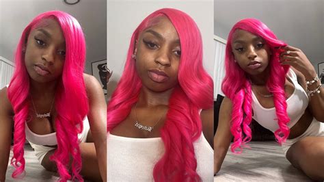 come w me to my hair appointment dye this 613 wig hot pink w me ft westkiss hair hair