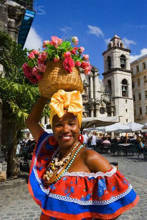 Say Hello To Our Flower Lady In Havana
