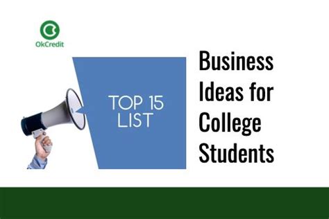 Business Ideas For College Students 15 Most Exciting Business Idea