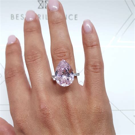 10 Carat Diamond Ring On Hand Diamond