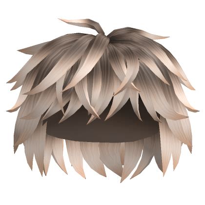 Fluffy Messy Blond Brown Hair Roblox