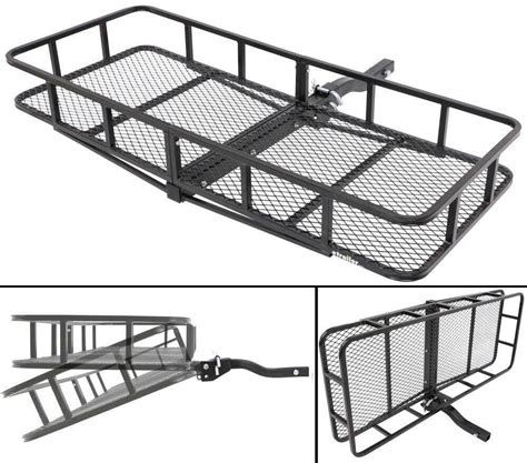 24x60 Etrailer Cargo Carrier For 2 Hitches Steel Tilting Folding