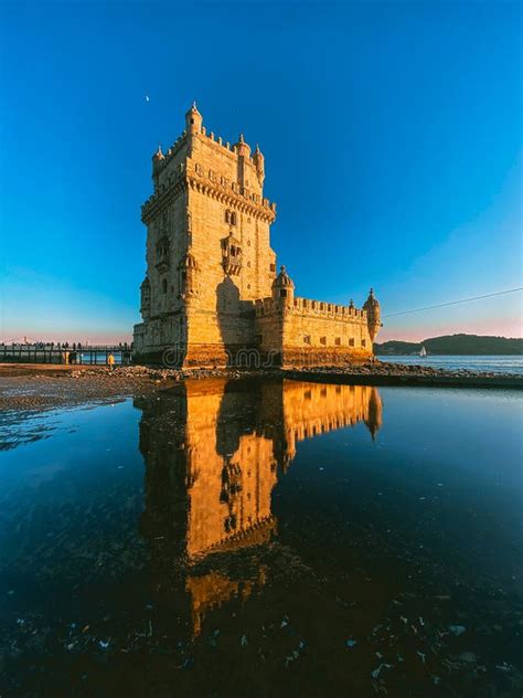 Belem Tower In Lisbon Portugal Stock Image Image Of Fort Medieval
