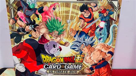 Dragon Ball Super Card Game Ultimate Box Opening Youtube