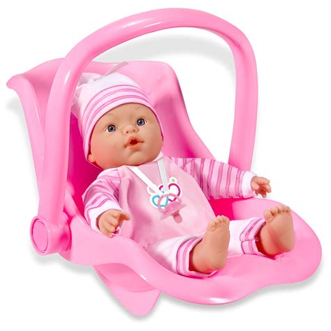 Loko Toys Sweet Baby Doll With Car Seat Playset