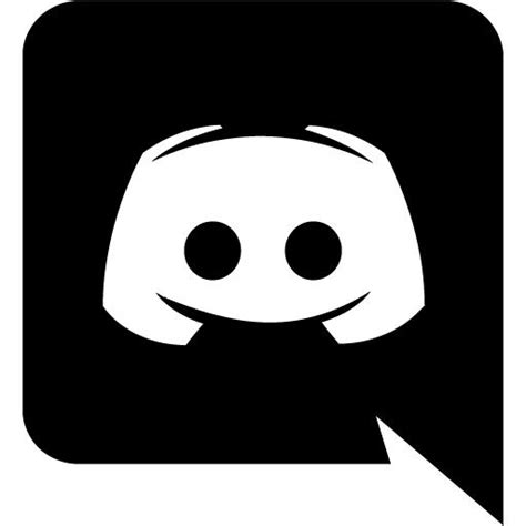 Black Discord Icon Free Black Site Logo Icons