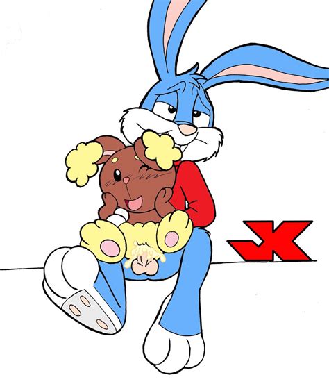 Rule 34 Anthro Buneary Buster Bunny Crossover Fur Furry Interspecies Jk Male Mammal Nintendo