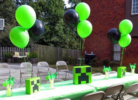 Room Mom Extraordinaire Minecraft Birthday Party