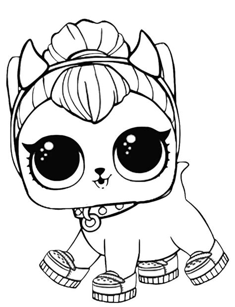 Spicy Kitty Lol Surprise Pets Coloring Page Download Print Or Color