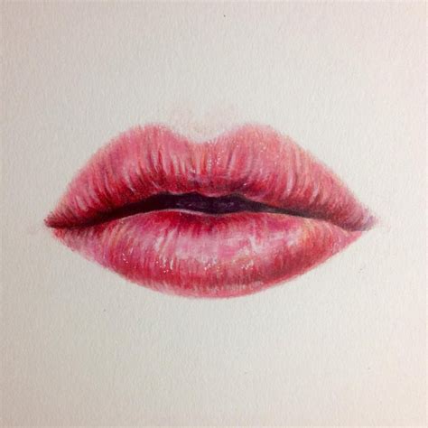 Quick Drawing Of Lips ️ Hope You Like It Art Drawing Lips Colour