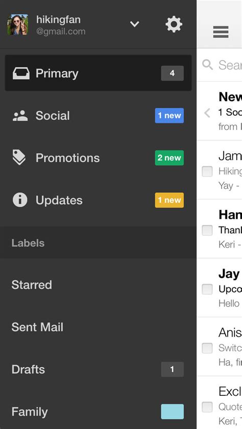 Gmail App Gets A Visual Update For Ios 7 Major Improvements For Ipad