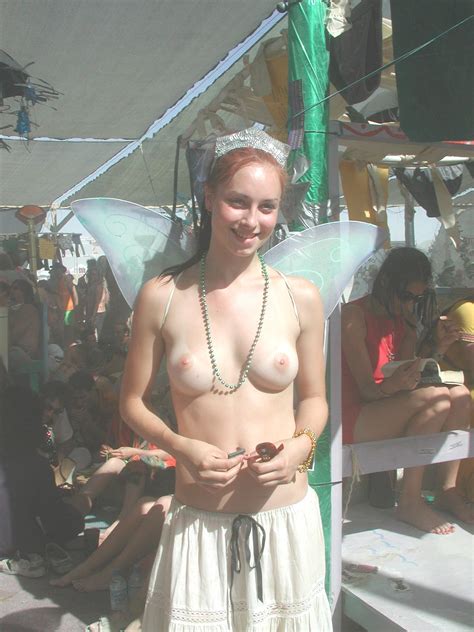 Topless At Burning Man