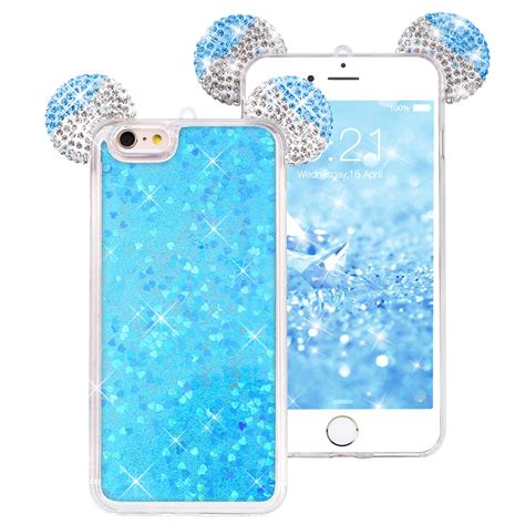 Fashion Girls Cute Ear Mouse Phone Case For Iphone 6 6s 6plus 6s Plus