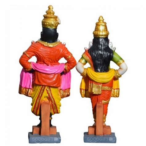 Shri Vitthal Rukmini Statue Multicolor Goodt24