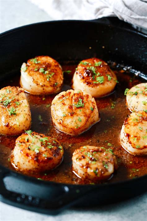 Garlic Butter Scallops Healthy Delicious And Ready In 6 Minutes