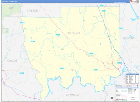 Maps Of Autauga County Alabama