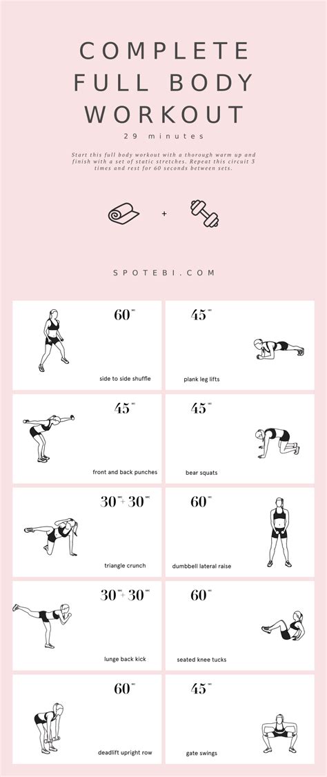 Full Body Workout Plan For Weight Loss And Toning