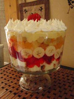 In the kitchen mimosa bar from my life birch desserts: Enjoy & have a nice meal !!!: 7 Layer Punch Bowl Dessert