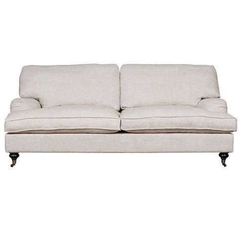 Linfield 25 Seater Fabric Classic Roll Arm Sofa French Linen