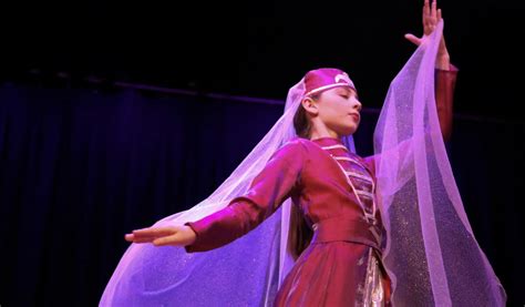 Circassian Girl In Pink Çerkes Kızı Cherkess Children Performing Arts