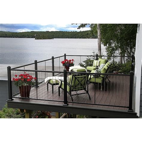 Fortress Building Products Vertical Steel Deck Cable Rail Kit In The