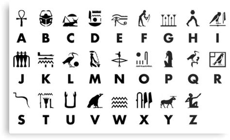 Die alten ägypter kannten hieroglyphen für laute, die, wie auf dem ersten bild gezeigt, aus einem konsonanten bestanden oder aus zwei, drei, selten sogar vier konsonanten. Hieroglyphen Abc