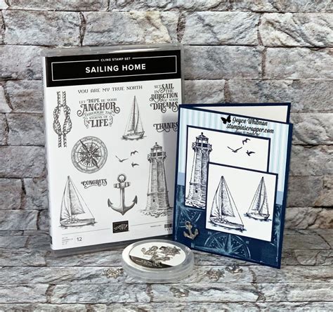 I Love The Sailing Home Stamp Set And Come Sail Away Designer Series