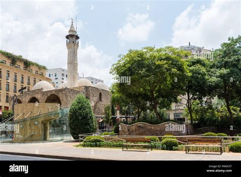 Mansour Assaf Mosque In Downtown Beirut Central District Lebanon Stock