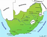 Südafrika: Geografie, Landkarte | Länder | Südafrika | Goruma