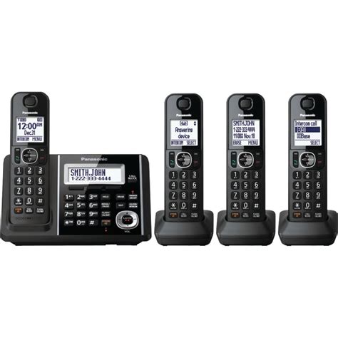 Panasonic Kx Tgf344b Dect 60 19ghz Expandable Digital Cordless Phone